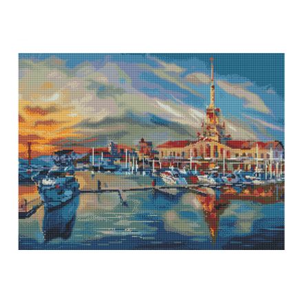 Алмазная мозаика ТРИ СОВЫ "Сочи", 50*70см, холст, картонная коробка с пластиковой ручкой Алмазная мозаика ТРИ СОВЫ "Сочи", 50*70см, холст, картонная коробка с пластиковой ручкой