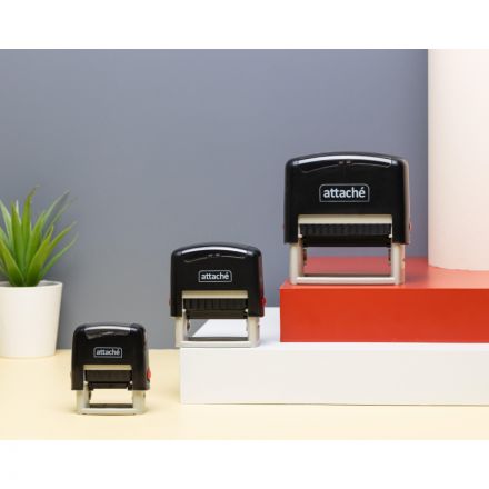 Оснастка для штампов пластик Attache 38х14 мм 9011 Оснастка для штампов пластик Attache 38х14 мм 9011