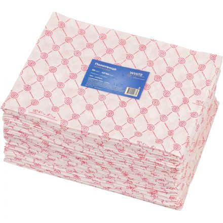 Салфетка спанлейс 45x90 см, розовый, пл.50, 50шт/уп, 10268