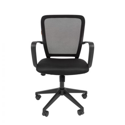 Кресло Chairman 698 ткань TW черная, сетка черная SL (7022347)