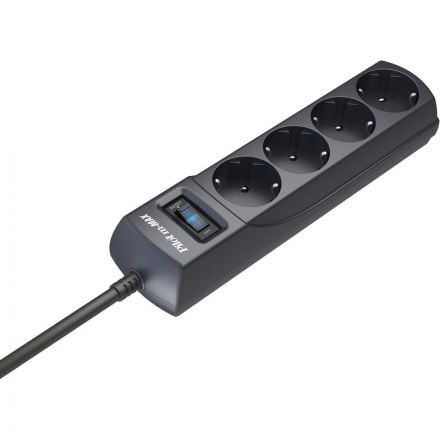 Сетевой фильтр PILOT m MAX (4/5м/16А/150Дж/темн.серый) Сетевой фильтр PILOT m MAX (4/5м/16А/150Дж/темн.серый)