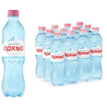 Вода минеральная Легенда Гор Архыз 0,5л газ пэт