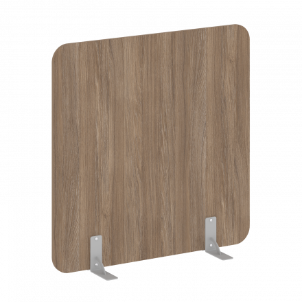 R-line Перегородки на металлических опорах на фетровых подпятниках DP.F-120-120 Дуб аризона/Серый металл 1200*18*1200