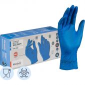 Перчатки одноразовые нитрил Manipula Эксперт (DG-022),р-р L,100шт/уп,ПС