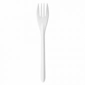 Вилка одноразовая полипропиленовая 173 мм, белая, ПРЕМИУМ, ВЗЛП, 4032Б