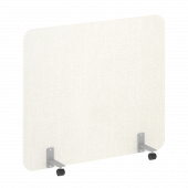 R-line soft Перегородка на металлических опорах, на роликах AP.R-140-120 Romeo 01/Серый металл 1400*18*1200