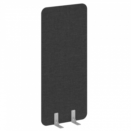 R-line soft Перегородки на металлических опорах на фетровых подпятниках AP.F-80-180 Romeo 12/Серый металл 800*18*1800