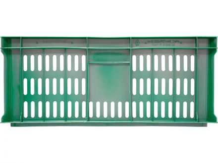 Ящик 600х400х250 с перфорацией  зелёный