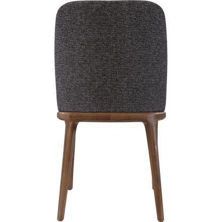 Стул Bruno (520х570х860) орех темный/ткань melange-grey