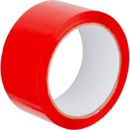 Клейкая лента упаковочная 48мм х 55м 43мкр красная СПб