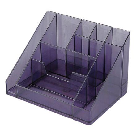 Подставка-органайзер BRAUBERG GRAND OFFICE, 9 отделений, 115х160х105 мм, черная, 238098