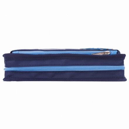 Пенал мягкий ЮНЛАНДИЯ, 2 отделения, полиэстер, "Joystick", синий, 21х6х9 см, 270274