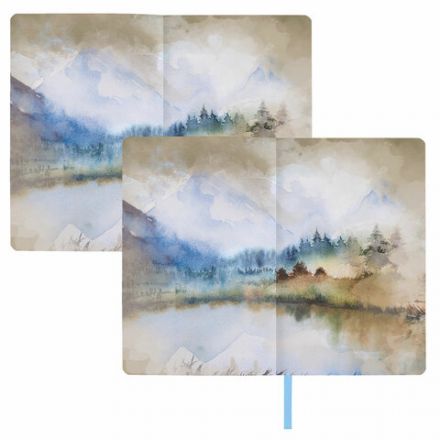 Ежедневник недатированный А5 (138х213 мм), BRAUBERG VISTA, под кожу, гибкий, 136 л., "Wild World", 112027 Ежедневник недатированный А5 (138х213 мм), BRAUBERG VISTA, под кожу, гибкий, 136 л., "Wild World", 112027