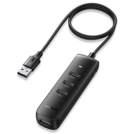 Разветвитель USB Ugreen CM416 (80657) USB 3.0 4-Port Hub. 1м/черный