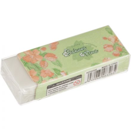 Ластик прямоугольный M&G Sakura, 45x20x11мм, термопласт каучук, в ассорт