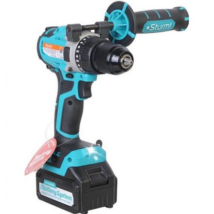 Дрель аккум б/щ Sturm!, 18В, 1BatterySystem, 80Нм, 2х3.0Ач, 4в1 CD2080