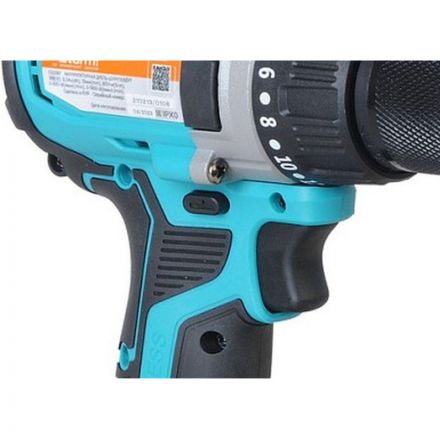 Дрель аккум б/щ Sturm!, 18В, 1BatterySystem, 80Нм, 2х3.0Ач, 4в1 CD2080