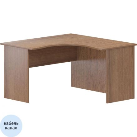 Стол угловой PT Арго правый А-203.60 орех гварнери