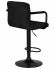 Стул барный DOBRIN KRUGER ARM BLACK, черный вельвет (LAR-E2041-52)
