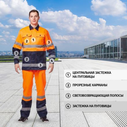 Костюм летний Спектр кур/пк.(р.44-46)р.170-176