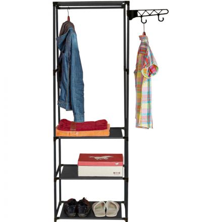 Вешалка LS_гардеробная напольная Helex Home W-03-1, черная