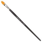 Кисть художественная профессиональная BRAUBERG ART CLASSIC, синтетика жесткая, овальная, № 14, длинная ручка, 200683 Кисть художественная профессиональная BRAUBERG ART CLASSIC, синтетика жесткая, овальная, № 14, длинная ручка, 200683