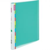 Папка файловая на 20 файлов Attache Diagonal зеленая