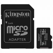 Карта памяти microSDXC 64 GB KINGSTON Canvas Select Plus, UHS-I U1, 100 Мб/с (class 10), адаптер, SDCS2/64GB Карта памяти microSDXC 64 GB KINGSTON Canvas Select Plus, UHS-I U1, 100 Мб/с (class 10), адаптер, SDCS2/64GB