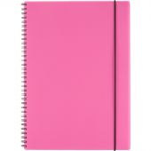 Бизнес-тетрадь Тетрадь Attache Neon А4 96л кл.спираль, обл.пластик, розовый Бизнес-тетрадь Тетрадь Attache Neon А4 96л кл.спираль, обл.пластик, розовый