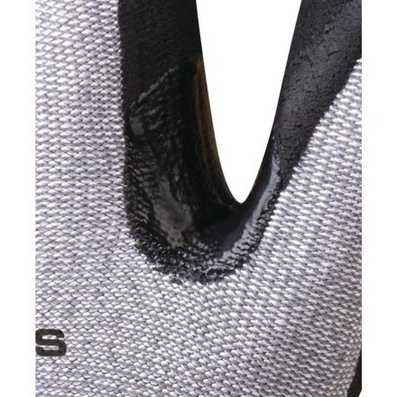 Перчатки DELTA PLUS VECUTC01GR09 защитные от порезов с нитр.цв.серый р.9