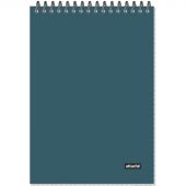 Блокнот А5 60л Attache Metallic Голубой клетка, греб, картон, фольга Блокнот А5 60л Attache Metallic Голубой клетка, греб, картон, фольга