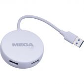 Разветвитель USB ProMega Jet HS003 USB3.0x4/белый Разветвитель USB ProMega Jet HS003 USB3.0x4/белый