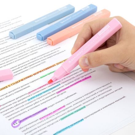 Набор текстовыделителей 30 ЦВЕТОВ BRAUBERG "SUPER MIX", линия 1-5 мм, мягкий скошенный наконечник, 152539