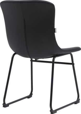 Кресло для посетителей Everprof Expo CF Экокожа Черный