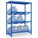Стеллаж для воды Бомис-9П на 9 тар синий 885x450x1235 мм