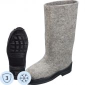 Валенки 100% шерсть на резиновой подошве р.46/33 (110309)