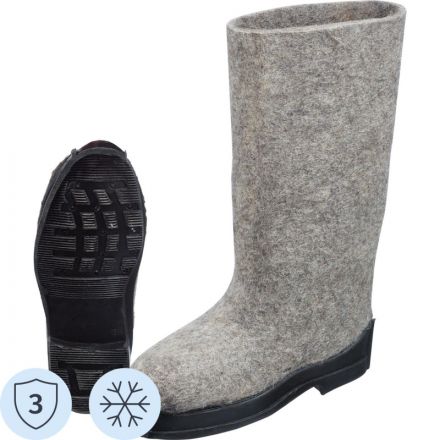 Валенки 100% шерсть на резиновой подошве р.46/33 (110309)