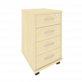 Riva Тумба подкатная с фолдингом А.ТМ-4F Клён 420*450*708