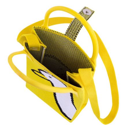 Сумочка-органайзер повседневная HEIKKI KNIT (ХЕЙКИ) кросс боди, вязаная, 17х12х5 см, "Yellow goose", 273791