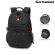 Рюкзак GERMANIUM "S-06" универсальный, уплотненная спинка, облегченный, черный, 46х32х15 см, 226953