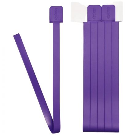 Закладка самоклеящиеся для книг, прямые, набор 6 шт,350мкм,фиолет, 2921-110