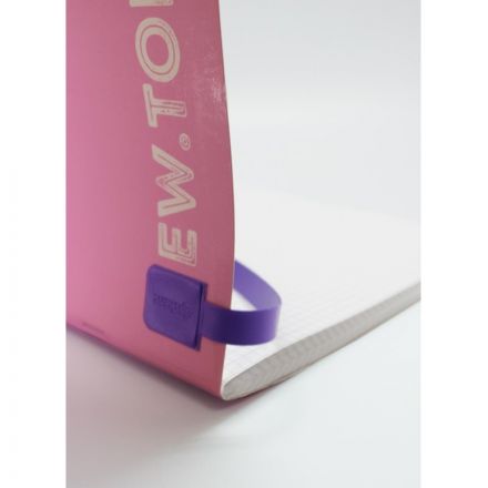 Закладка самоклеящиеся для книг, прямые, набор 6 шт,350мкм,фиолет, 2921-110