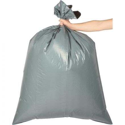 Мешки для мусора ПВД 300л 80мкм 5шт/рул серые 105х150см Титан