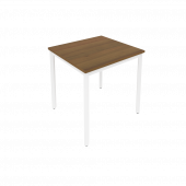 Slim Стол письменный на металлокаркасе С.СП-2 Орех/Белый металл 780*720*750