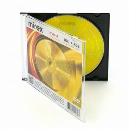 Диск DVD-R MIREX, 4,7 ГБ, 16x, Slim Case, КОМПЛЕКТ 5 шт., UL130003A1F Диск DVD-R MIREX, 4,7 ГБ, 16x, Slim Case, КОМПЛЕКТ 5 шт., UL130003A1F