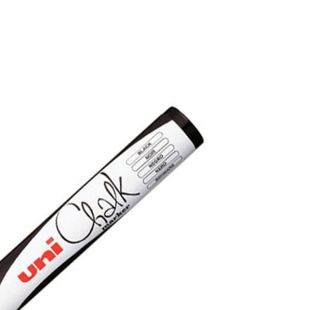Маркер меловой Uni Chalk черный (толщина линии 2.5 мм)