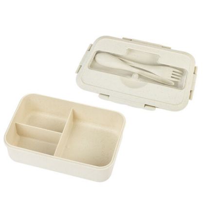 Ланч-бокс контейнер, 1 секция, 3 отделения, 1,4 л, ложка, вилка, 8х21х14 см, бежевый, JOYLUX (ДЖОЙЛЮКС) ECO, 609346 Ланч-бокс контейнер, 1 секция, 3 отделения, 1,4 л, ложка, вилка, 8х21х14 см, бежевый, JOYLUX (ДЖОЙЛЮКС) ECO, 609346