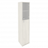 Style Шкаф высокий узкий правый Л.СУ-1.7 (R) Дуб наварра 412*410*1980