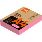 Бумага цветная Attache Economy (розовый пастель), 70г, А4, 500 л