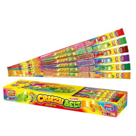 Мармелад в кислой обсыпке "CRAZY GUMMY. CRAZY BELT", ассорти, 15 г, КАНДИ КЛАБ, MAR090 Мармелад в кислой обсыпке "CRAZY GUMMY. CRAZY BELT", ассорти, 15 г, КАНДИ КЛАБ, MAR090